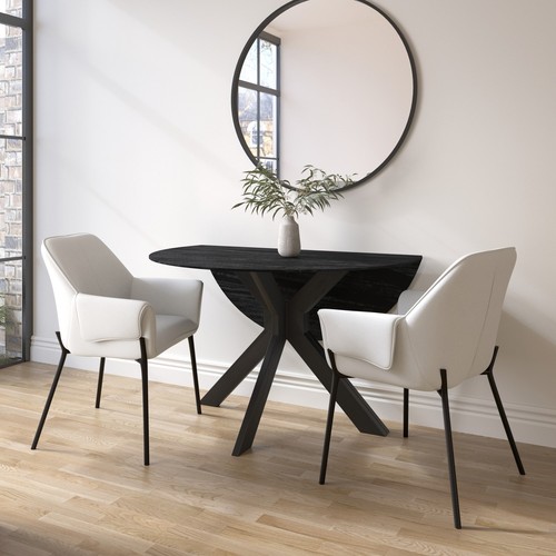 Small black wooden drop - black,