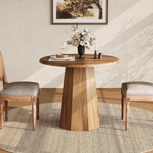Round dining table for 4 - dining,