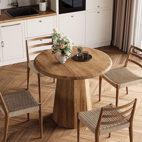 Round dining table - dining, 2-4