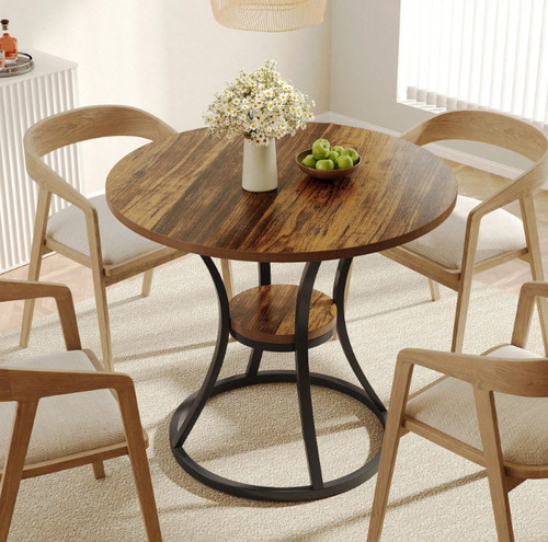 Round dining table for 4 - for, 2-4