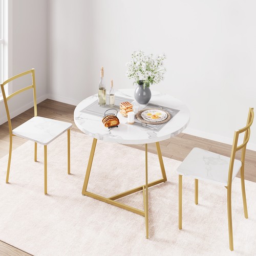 Modern round dining - round, set
