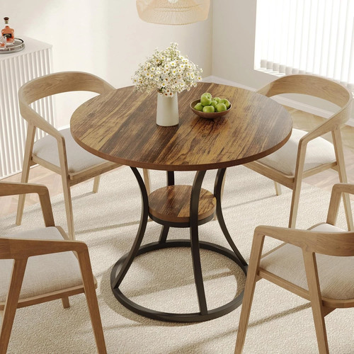 Round dining table - dining, for