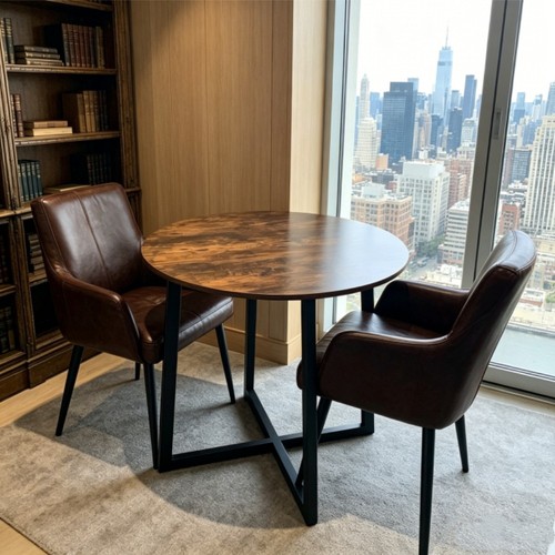 Small round dining table - dining,