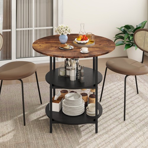 80cm round dining table - 80cm, small