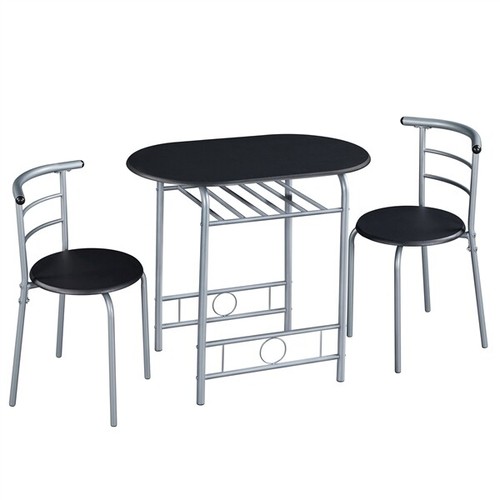 Modern round dining table set - dining,