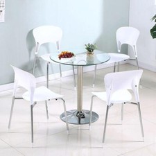 Small Round Glass Dining Table