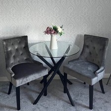 Small Round Glass Dining Table